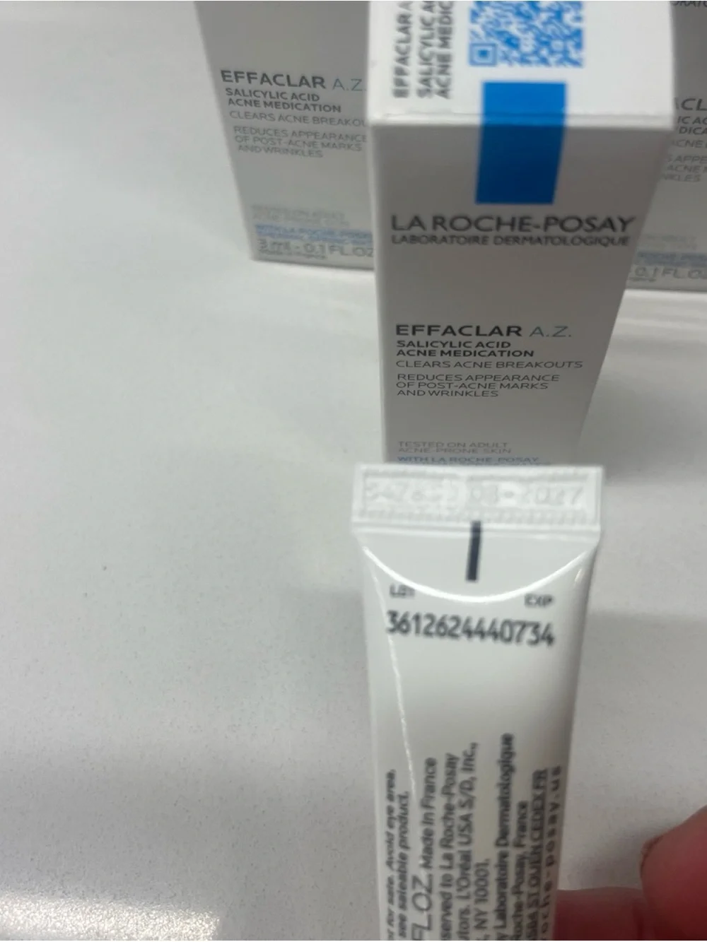 La  Roche Posay Effaclar A.Z. Salicylic Acid Travel Size Tubes 15 x 3ml